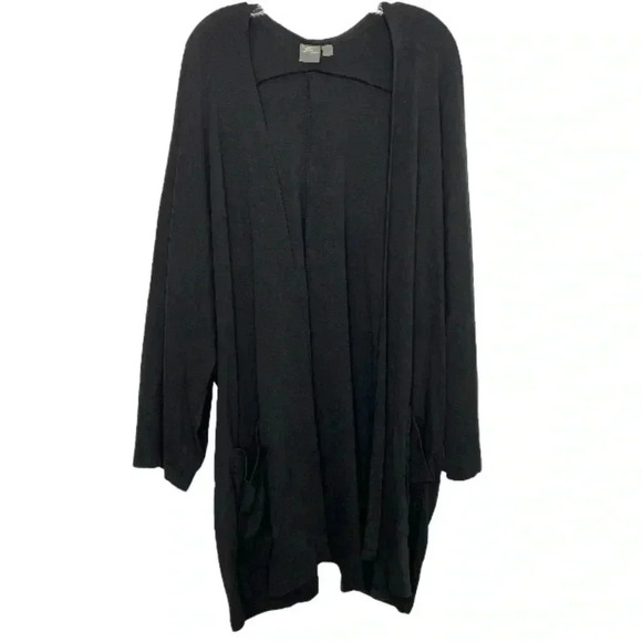 Asos Black Open Longline Cardigan - Picture 1 of 6